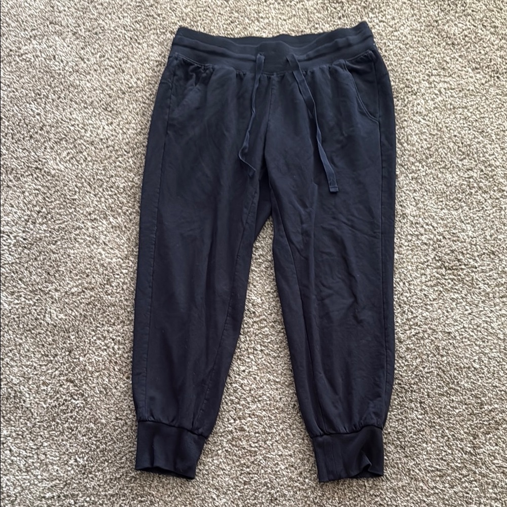Zella Black Lightweight Fleece Joggers